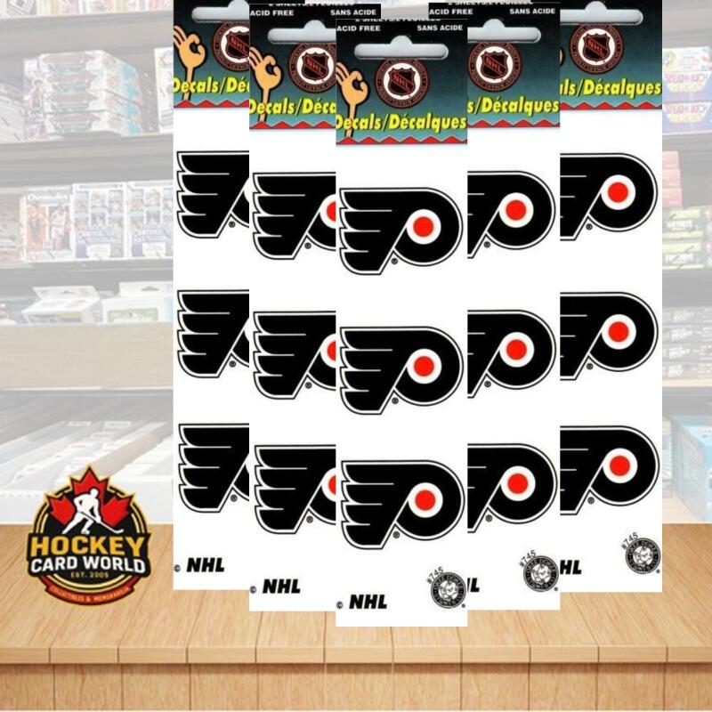 Philadelphia Flyers 1.75" Logo Stickers (Pack of 2 Sheets) x 5 = 30 Total Image 1