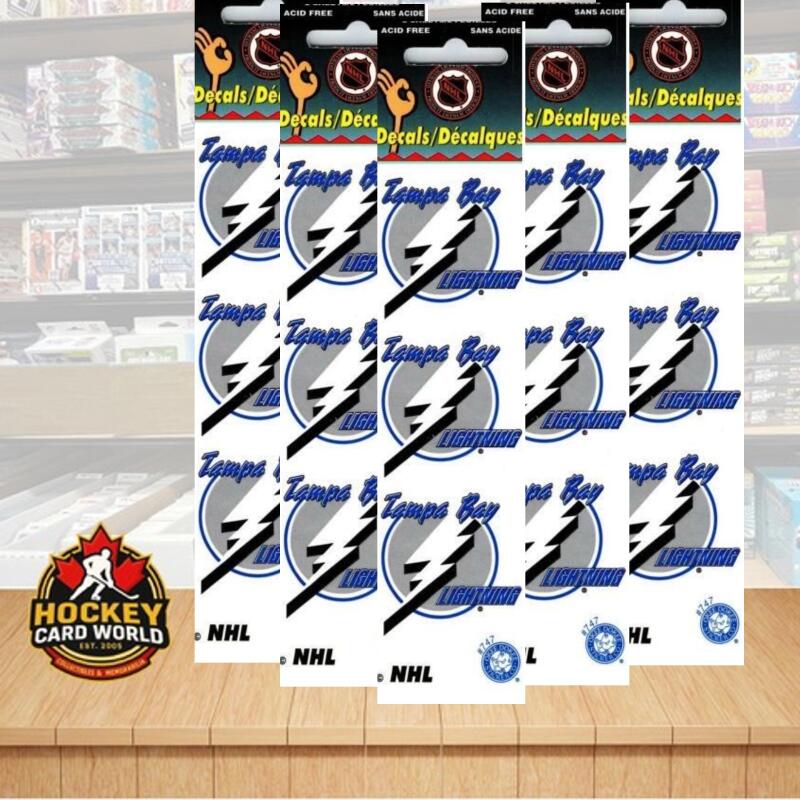 Tampa Bay Lightning 1.75" Logo Stickers (Pack of 2 Sheets) x 5 = 30 Total Image 1