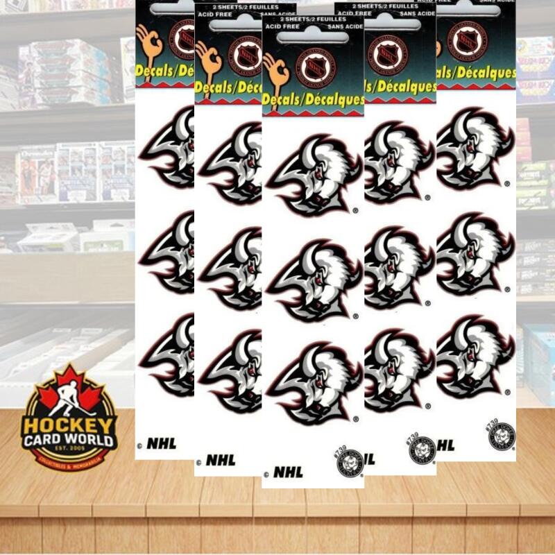 Buffalo Sabres 1.75" Logo Stickers (Pack of 2 Sheets) x 5 = 30 Total Image 1