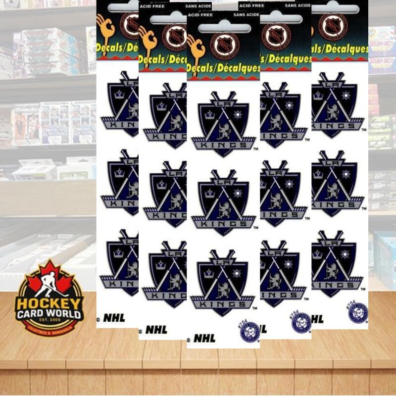 Los Angeles Kings 1.75" Logo Stickers (Pack of 2 Sheets) x 5 = 30 Total Image 1