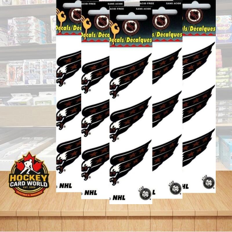 Washington Capitals 1.75" Logo Stickers (Pack of 2 Sheets) x 5 = 30 Total Image 1