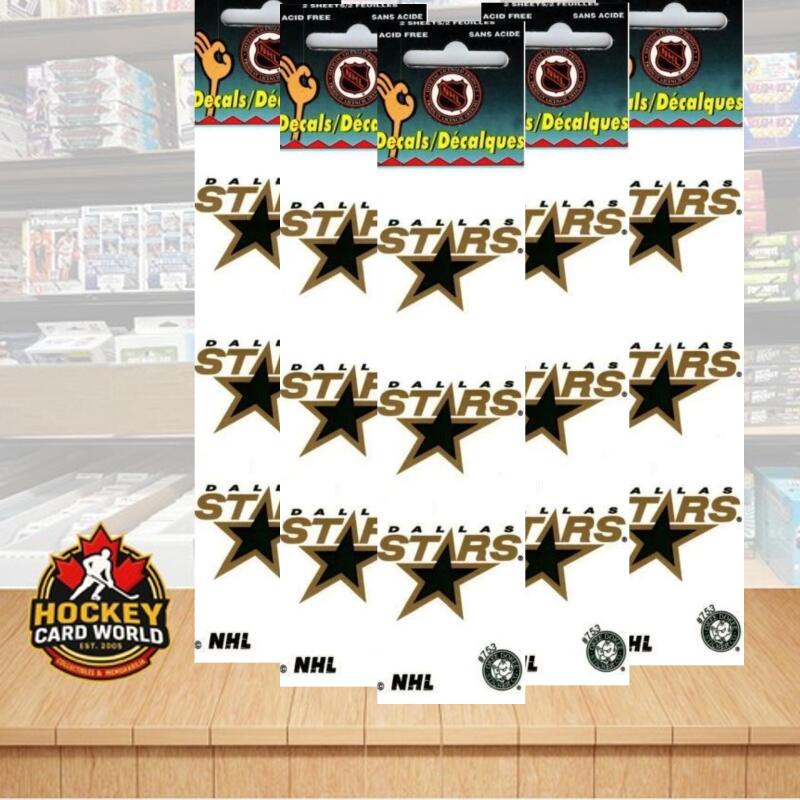 Dallas Stars 1.75" Logo Stickers (Pack of 2 Sheets) x 5 = 30 Total Image 1