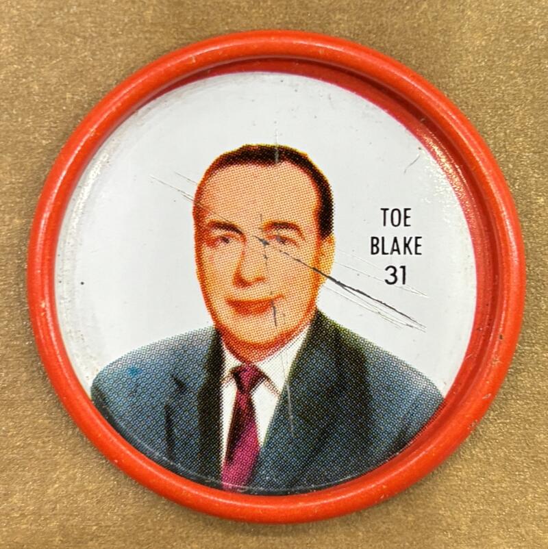 1962-63 Shirriff Coins #31 Toe Blake CO Hockey Coin Vintage V104733 Image 1