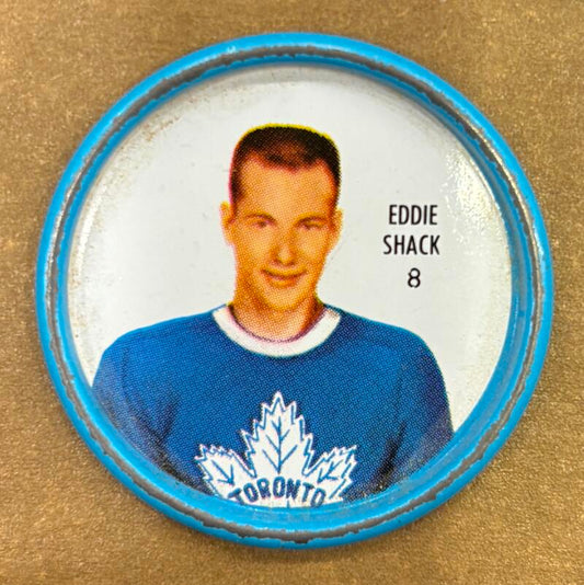 1962-63 Shirriff Coins #8 Eddie Shack Hockey Coin Vintage V104737 Image 1