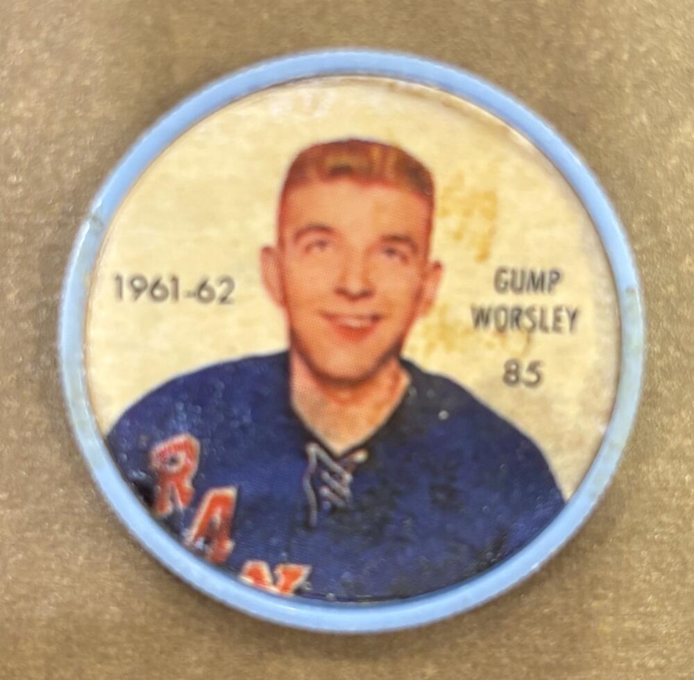 1961-62 Shirriff/Salada Coins #85 Gump Worsley Hockey Coin Vintage V104750 Image 1