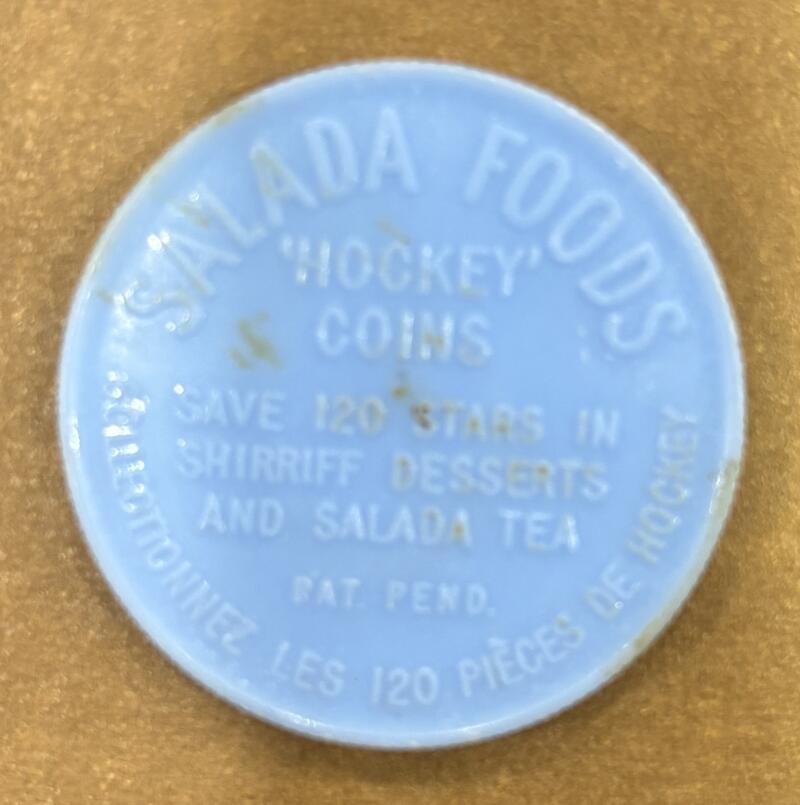 1961-62 Shirriff/Salada Coins #85 Gump Worsley Hockey Coin Vintage V104750 Image 2