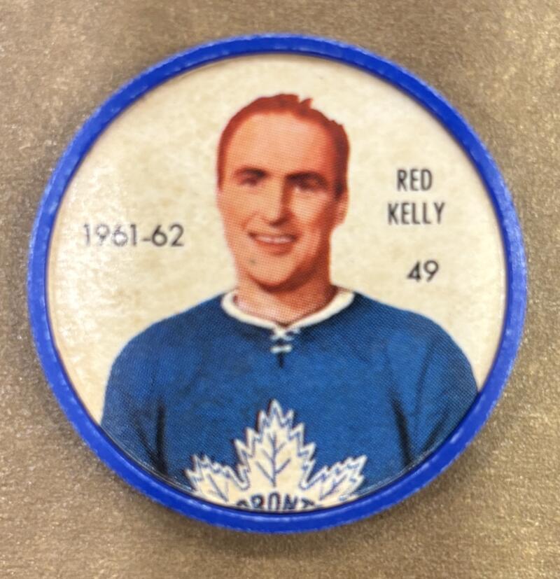 1961-62 Shirriff/Salada Coins #49 Red Kelly Hockey Coin Vintage V104751 Image 1