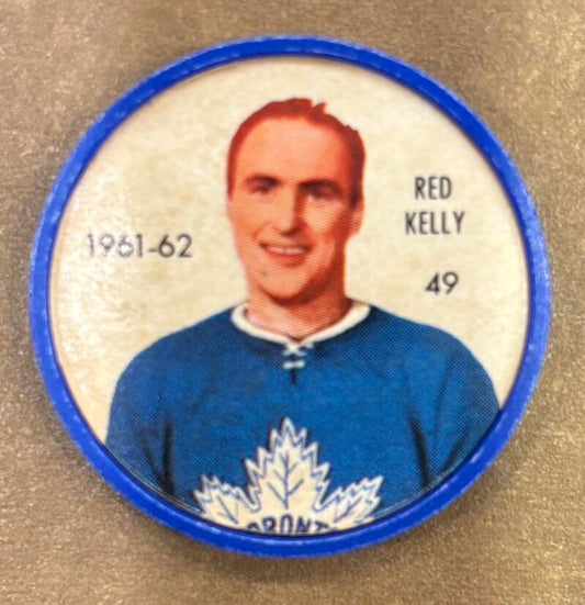 1961-62 Shirriff/Salada Coins #49 Red Kelly Hockey Coin Vintage V104751 Image 1