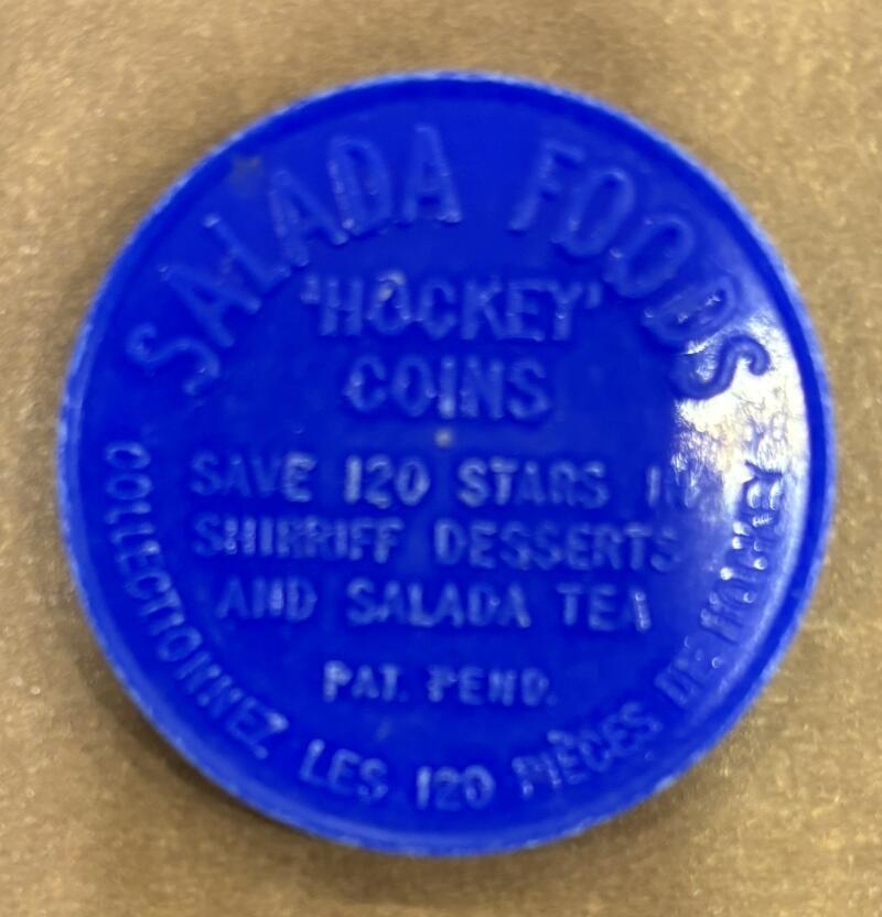1961-62 Shirriff/Salada Coins #43 Frank Mahovlich Hockey Coin Vintage V104754 Image 2