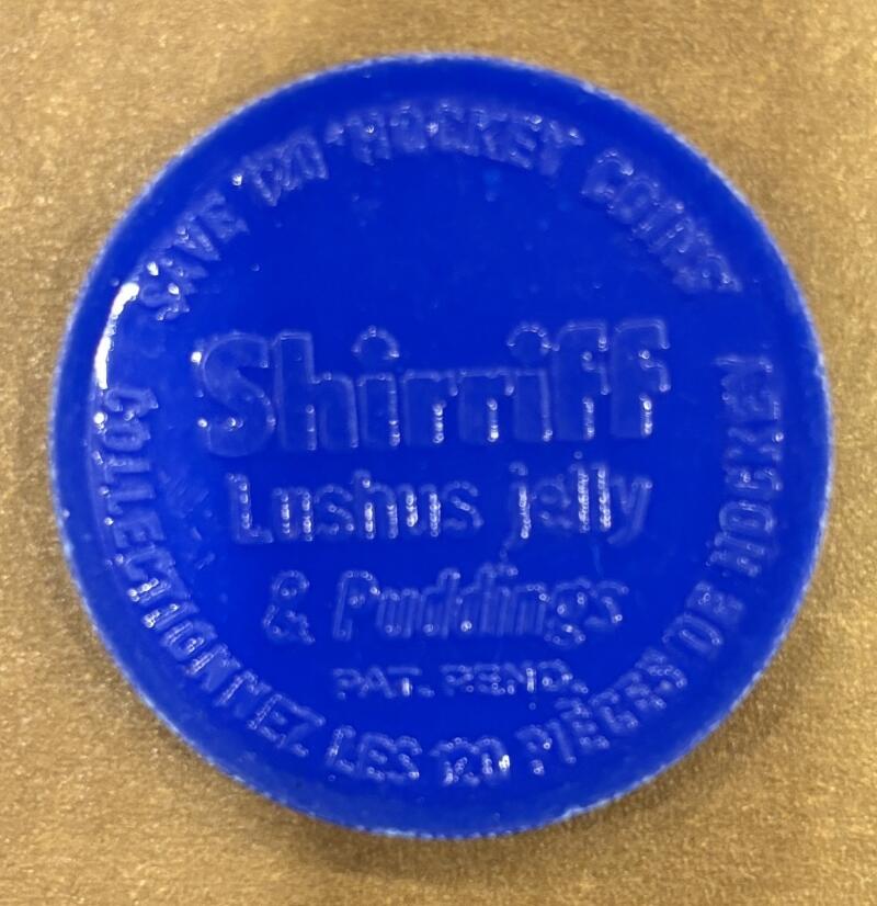 1960-61 Shirriff Coins #7 Bob Baun Hockey Coin Vintage V104746 Image 2