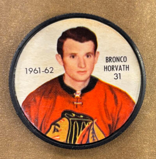 1961-62 Shirriff/Salada Coins #105 Claude Provost Hockey Coin Vintage V104761 Image 1