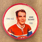1961-62 Shirriff/Salada Coins #110 Henri Richard Hockey Coin Vintage V104762 Image 1