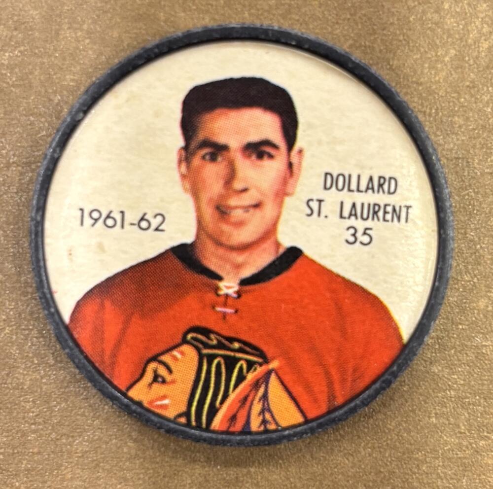 1961-62 Shirriff/Salada Coins #35 Dollard St.Laurent Hockey Coin Vintage V104763 Image 1