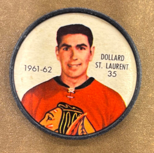 1961-62 Shirriff/Salada Coins #35 Dollard St.Laurent Hockey Coin Vintage V104763 Image 1