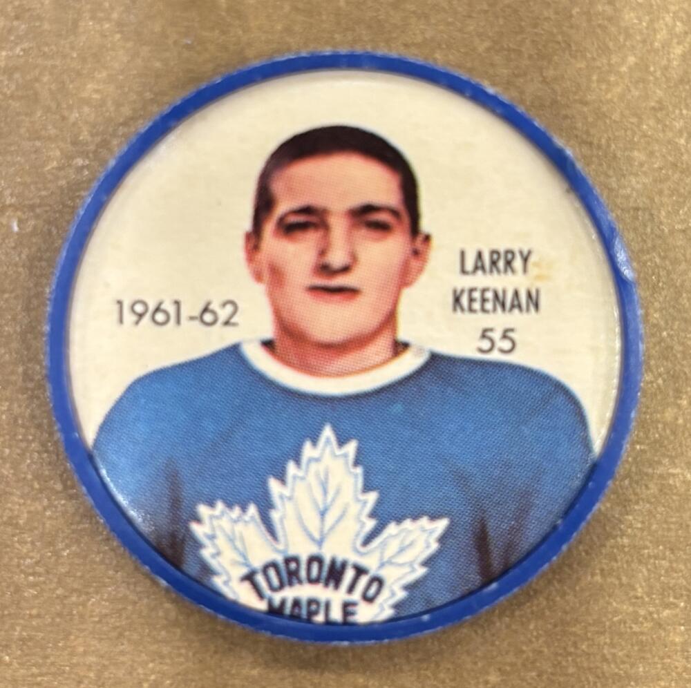 1961-62 Shirriff/Salada Coins #55 Larry Keenan Coin Vintage V104768 Image 1