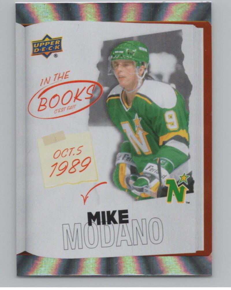 2024-25 UD Tim Hortons Rookie Retrospective In the Books Mike Modano V104773 Image 1