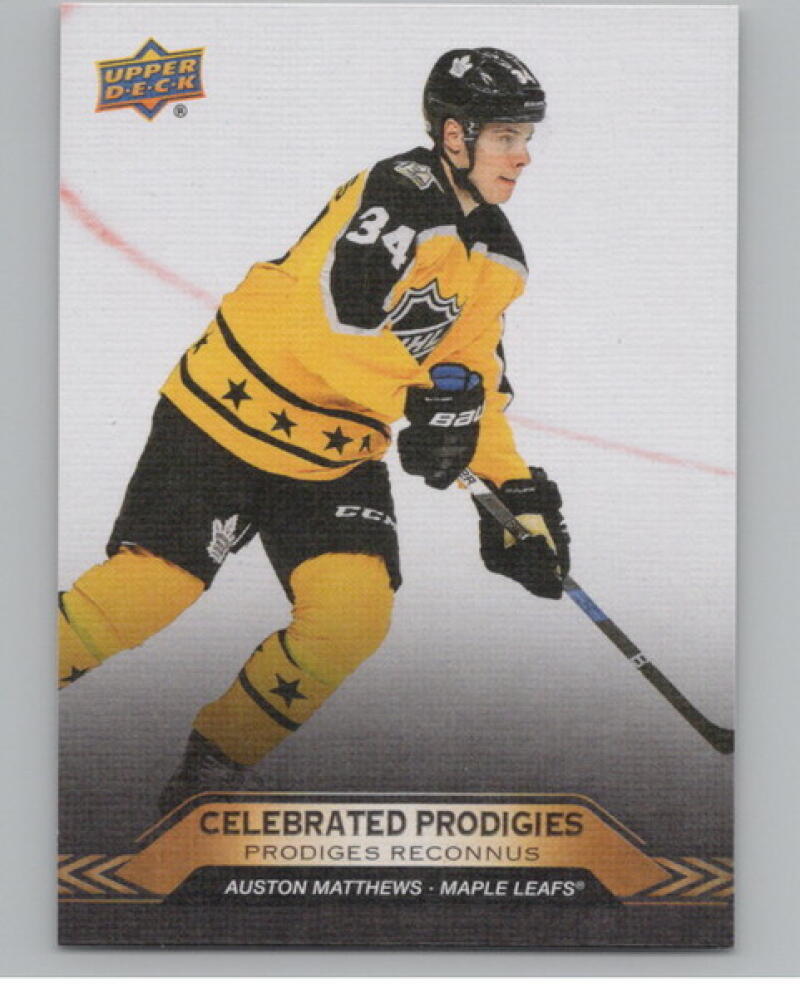 2024-25 UD Tim Hortons Retrospective Celebrated Prodigies Auston Matthews V104774 Image 1