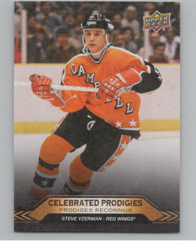 2024-25 UD Tim Hortons Retrospective Celebrated Prodigies Steve Yzerman V104777 Image 1