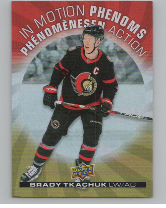 2023-24 Upper Deck Tim Hortons In Motion Phenoms #MP12 Brady Tkachuk V104780 Image 1