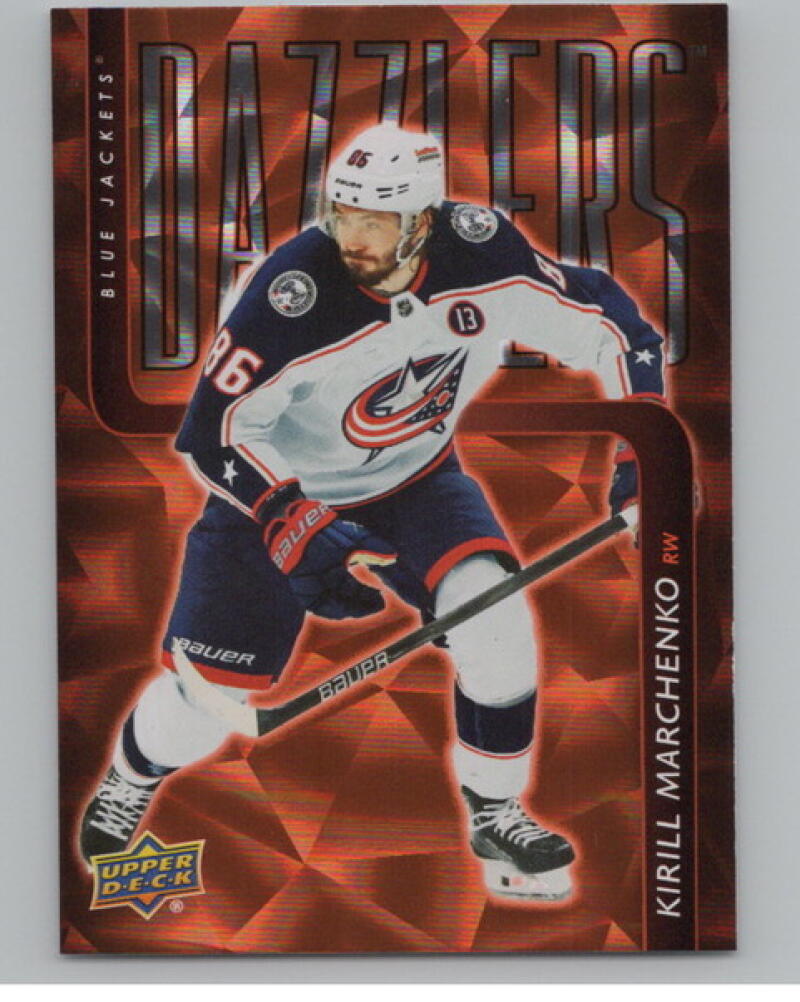 2025-26 Upper Deck Dazzlers Orange #DZ45 Kirill Marchenko V104785 Image 1