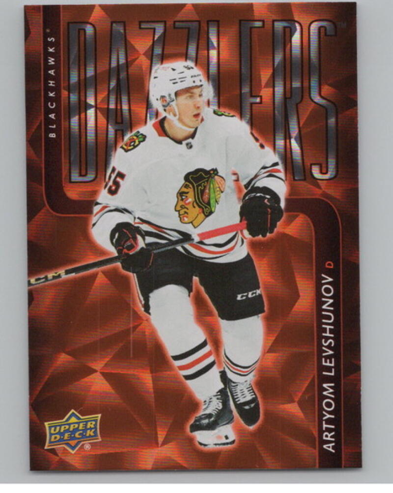 2025-26 Upper Deck Dazzlers Orange #DZ26 Artyom Levshunov V104786 Image 1
