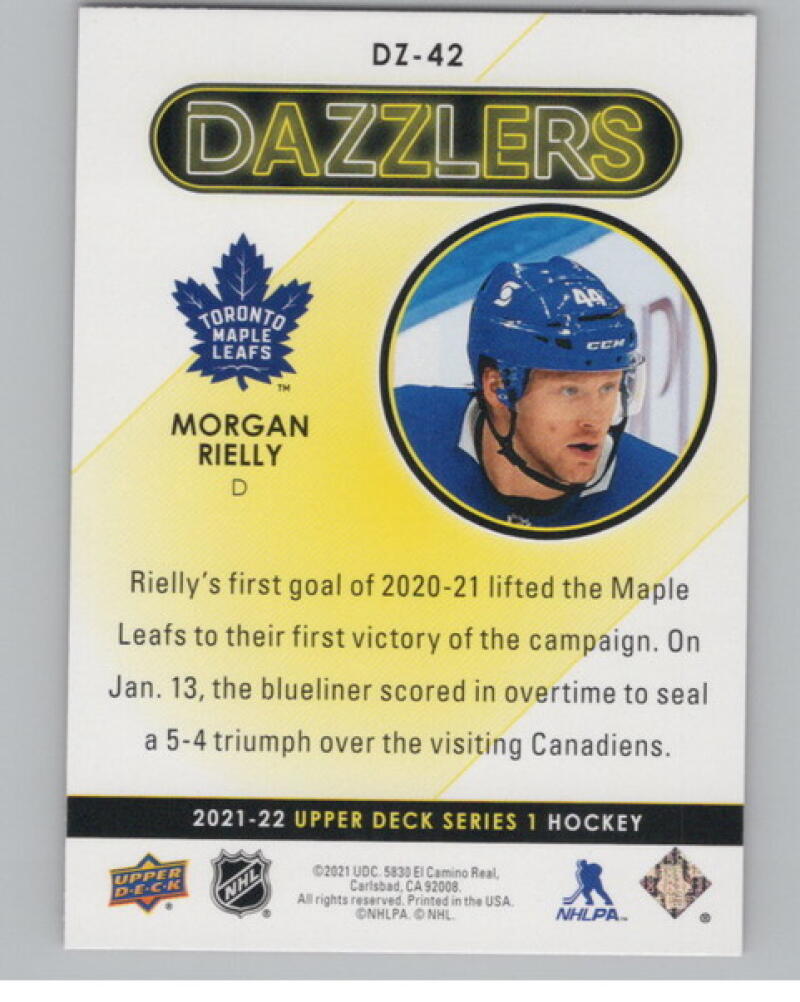 2021-22 Upper Deck Dazzlers Red #DZ42 Morgan Rielly V104787 Image 2