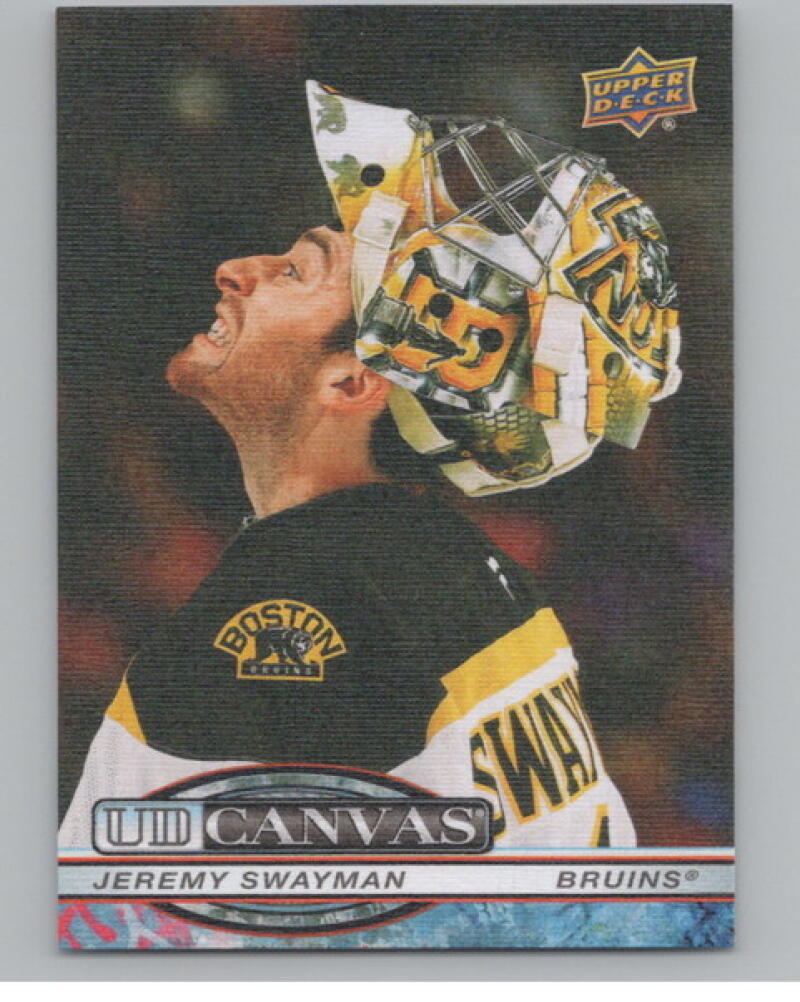 2025-26 Upper Deck UD Canvas #C62 Jeremy Swayman Hockey V104801 Image 1