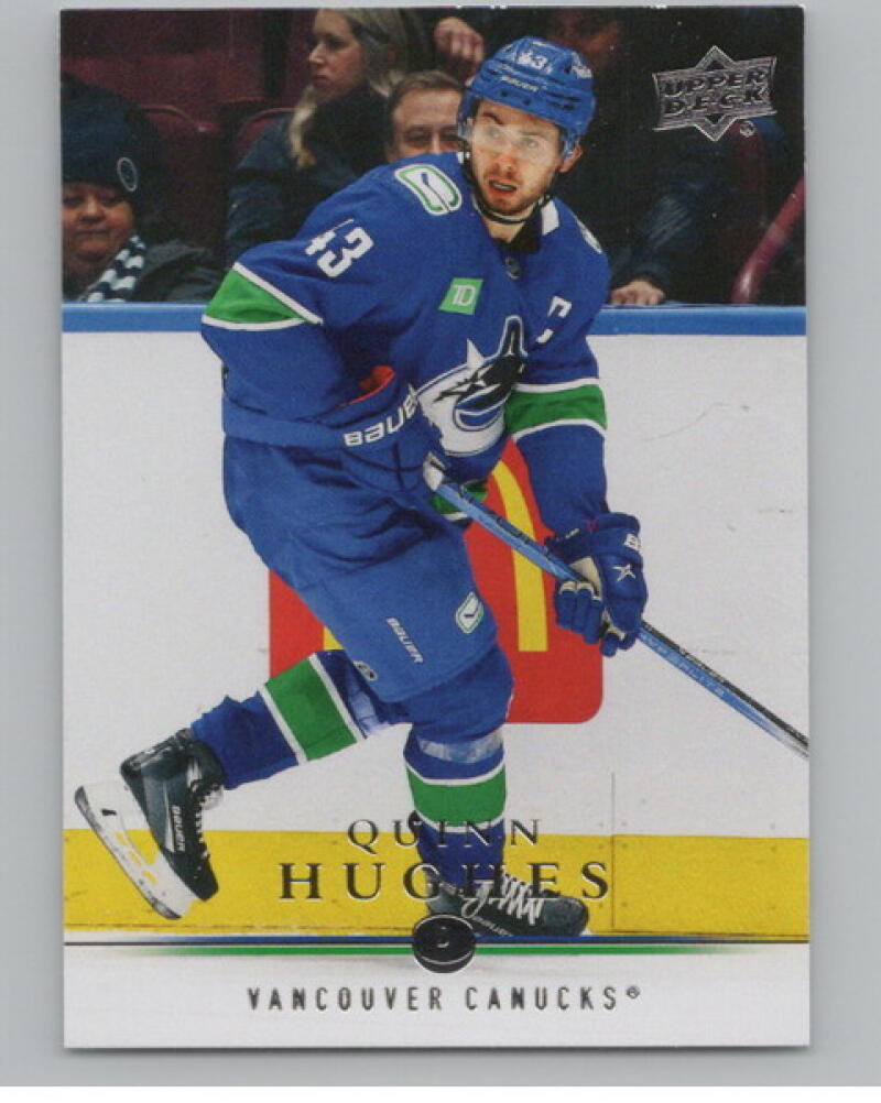 2023-24 Upper Deck '08-09 Upper Deck Retro #T15 Quinn Hughes V104808 Image 1
