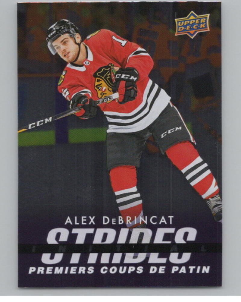 2024-25 UD Tim Hortons Rookie Retrospective Strides #IS5 Alex DeBrincat V104822 Image 1