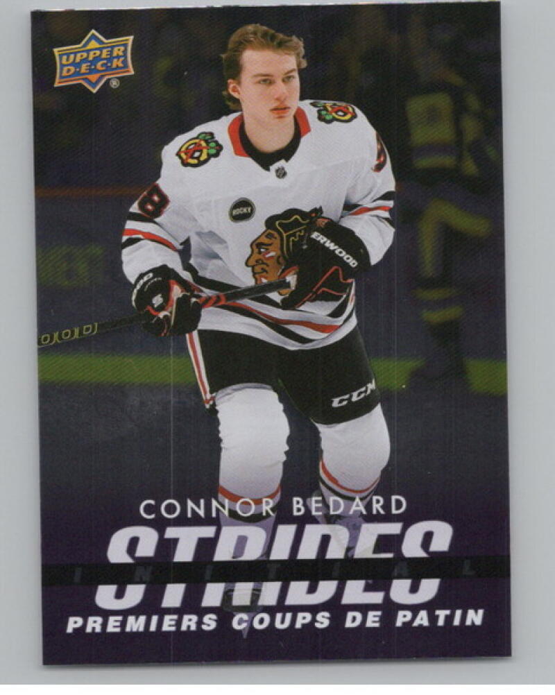 2024-25 UD Tim Hortons Rookie Retrospective Strides #IS12 Connor Bedard V104827 Image 1
