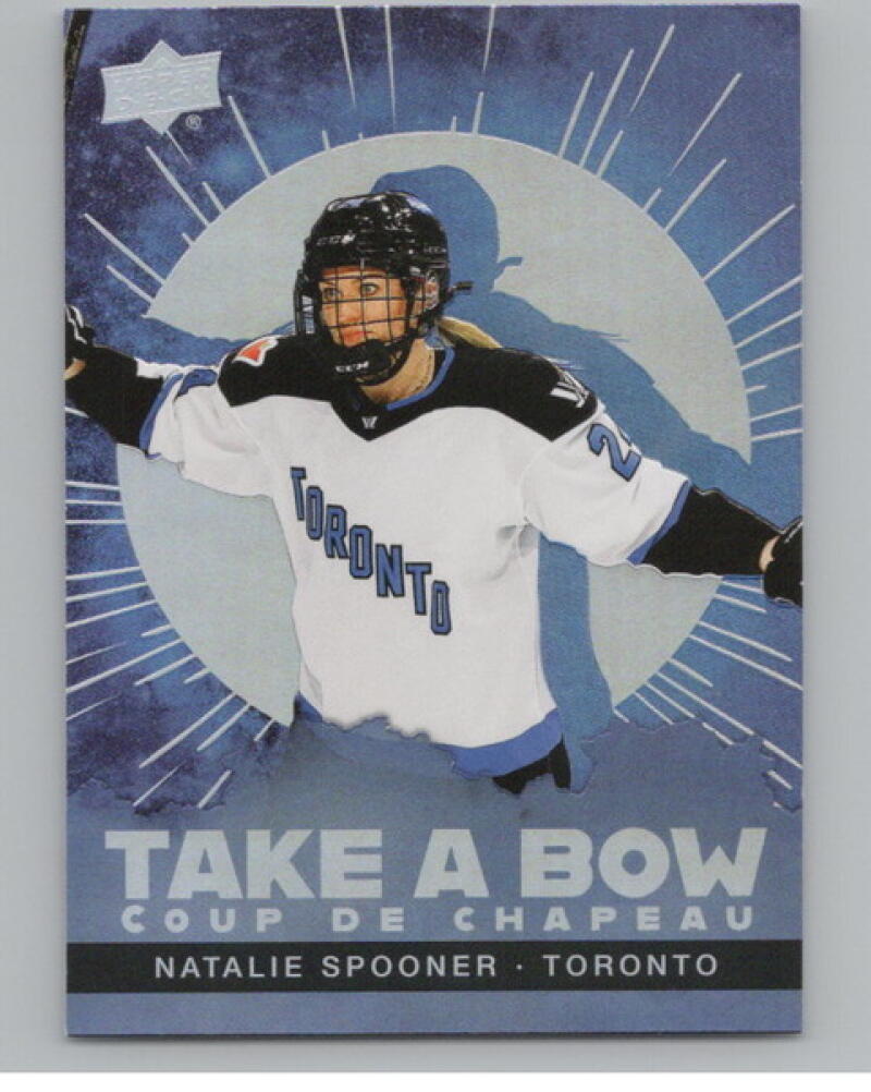 2024-25 Tim Hortons Rookie Retrospective Take a Bow #TB5 Natalie Spooner V104832 Image 1