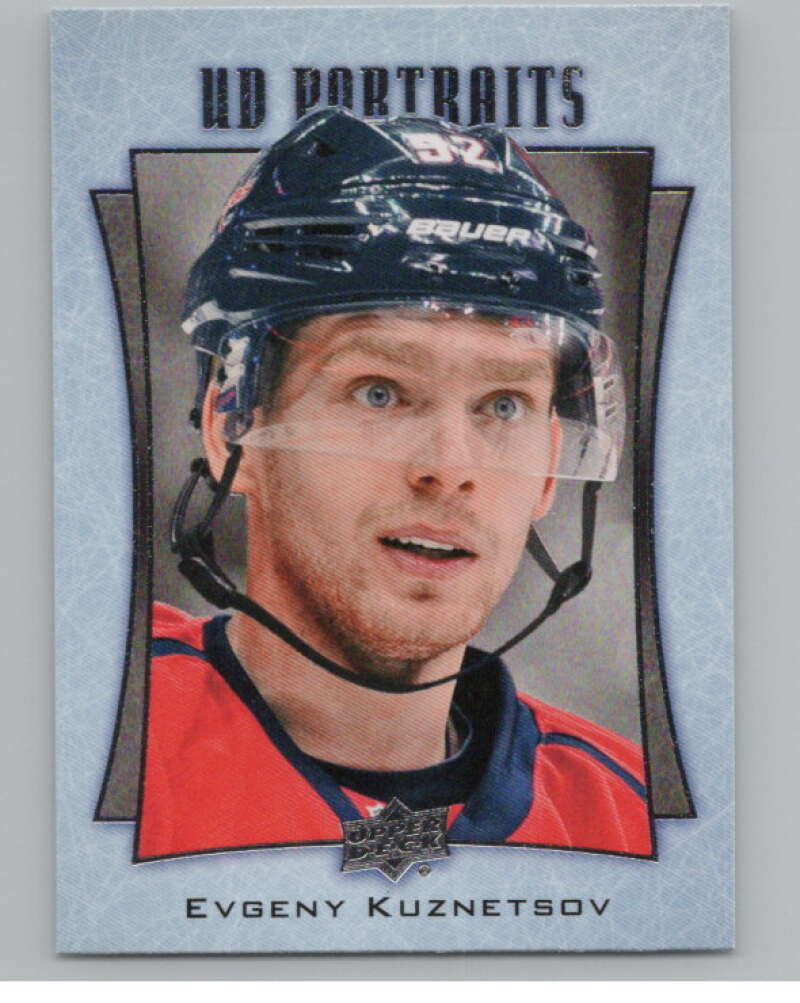 2016-17  UD Portraits #P-6 Evgeny Kuznetsov   Washington Capitals  V104840 Image 1