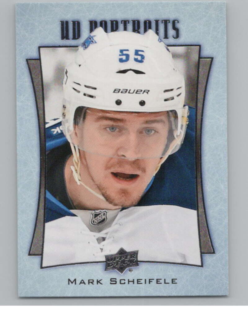 2016-17  UD Portraits #P-7 Mark Scheifele   Winnipeg Jets  V104841 Image 1