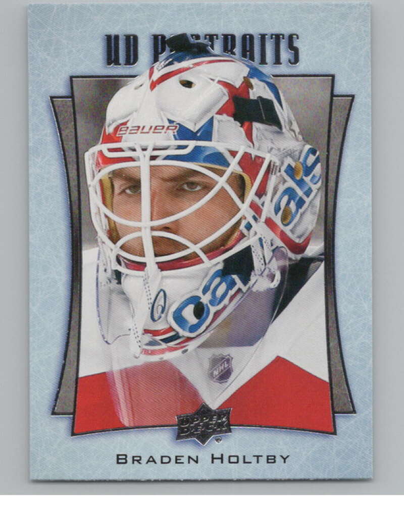 2016-17  UD Portraits #P-12 Braden Holtby   Washington Capitals  V104846 Image 1