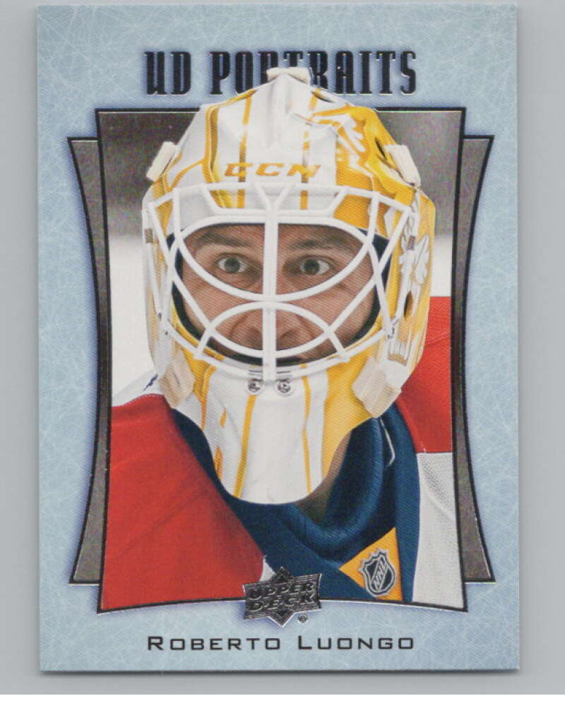 2016-17  UD Portraits #P-20 Roberto Luongo   Florida Panthers  V104854 Image 1