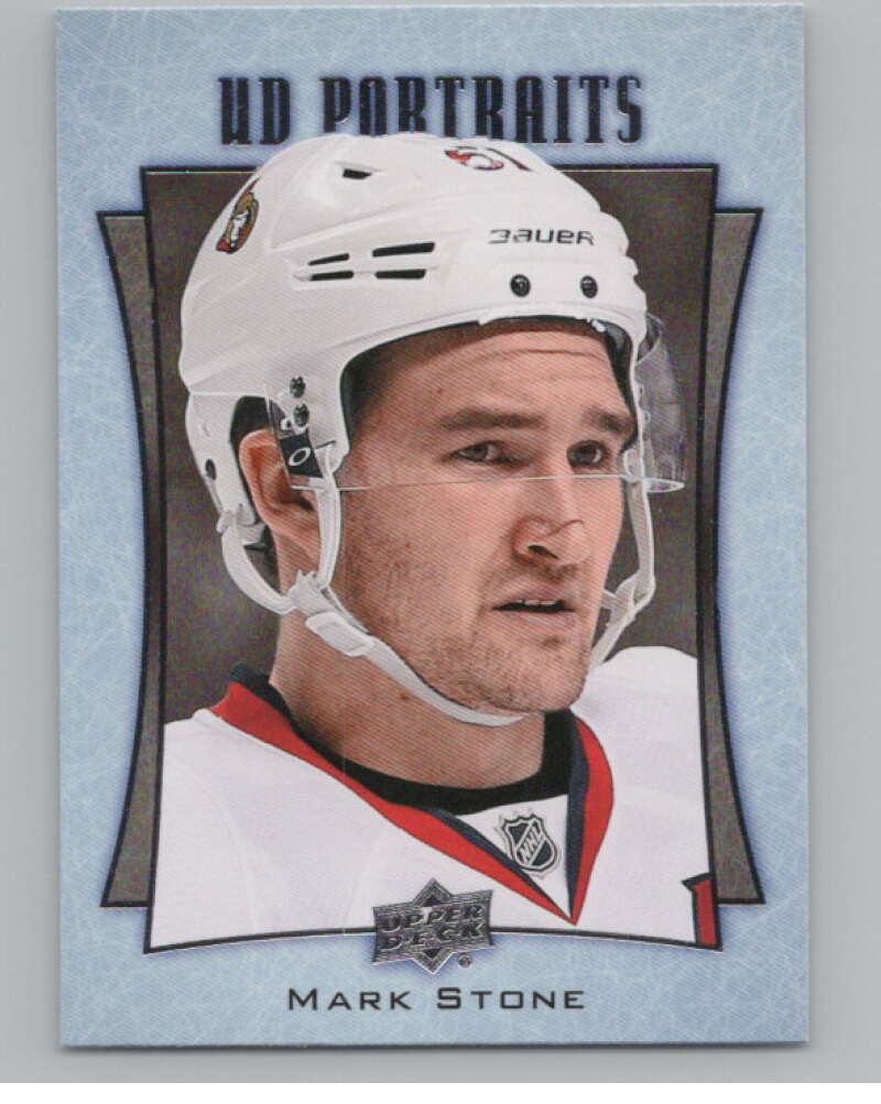 2016-17  UD Portraits #P-23 Mark Stone   Ottawa Senators  V104857 Image 1