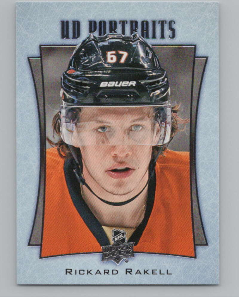 2016-17  UD Portraits #P-24 Rickard Rakell   Anaheim Ducks  V104858 Image 1
