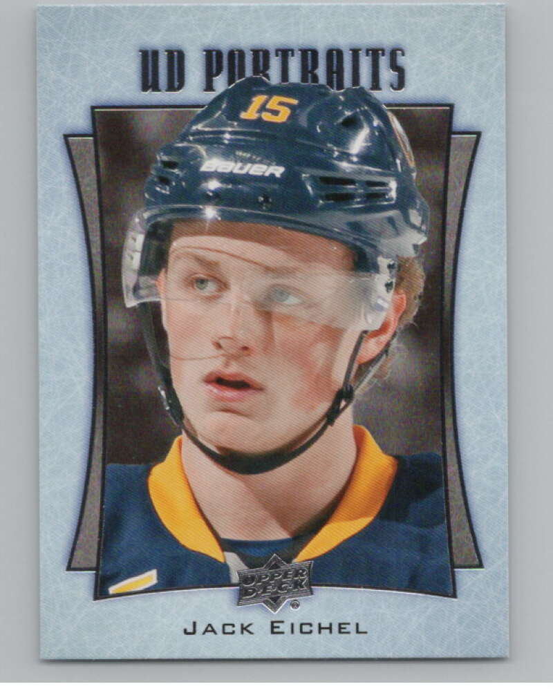 2016-17  UD Portraits #P-31 Jack Eichel   Buffalo Sabres  V104865 Image 1