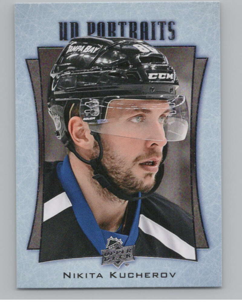 2016-17  UD Portraits #P-32 Nikita Kucherov   Tampa Bay Lightning  V104866 Image 1