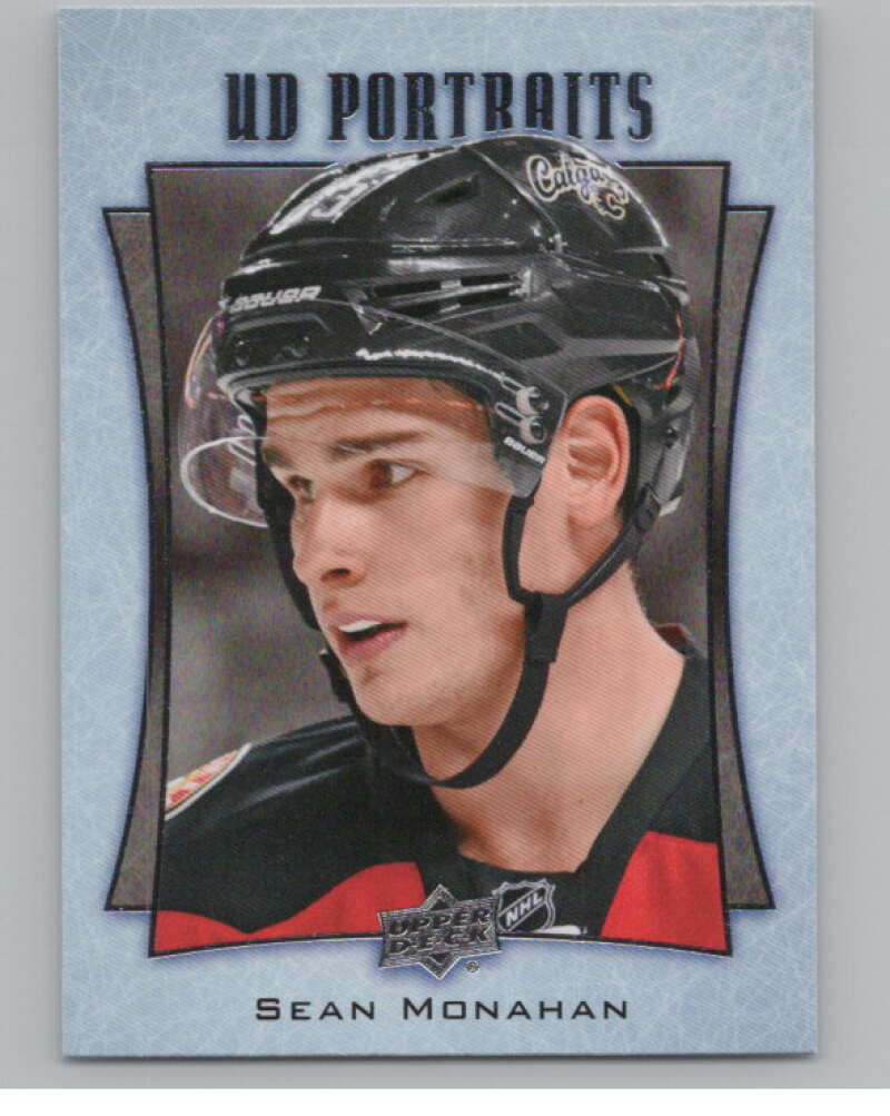2016-17  UD Portraits #P-35 Sean Monahan   Calgary Flames  V104869 Image 1