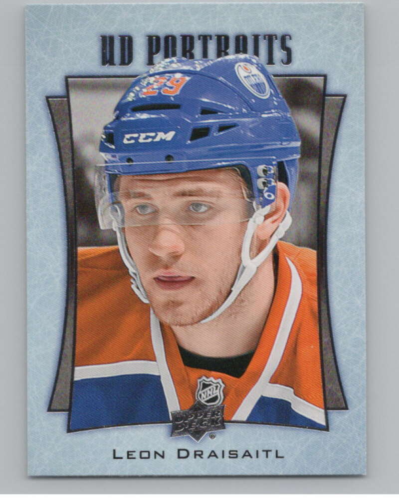 2016-17  UD Portraits #P-36 Leon Draisaitl   Edmonton Oilers  V104870 Image 1