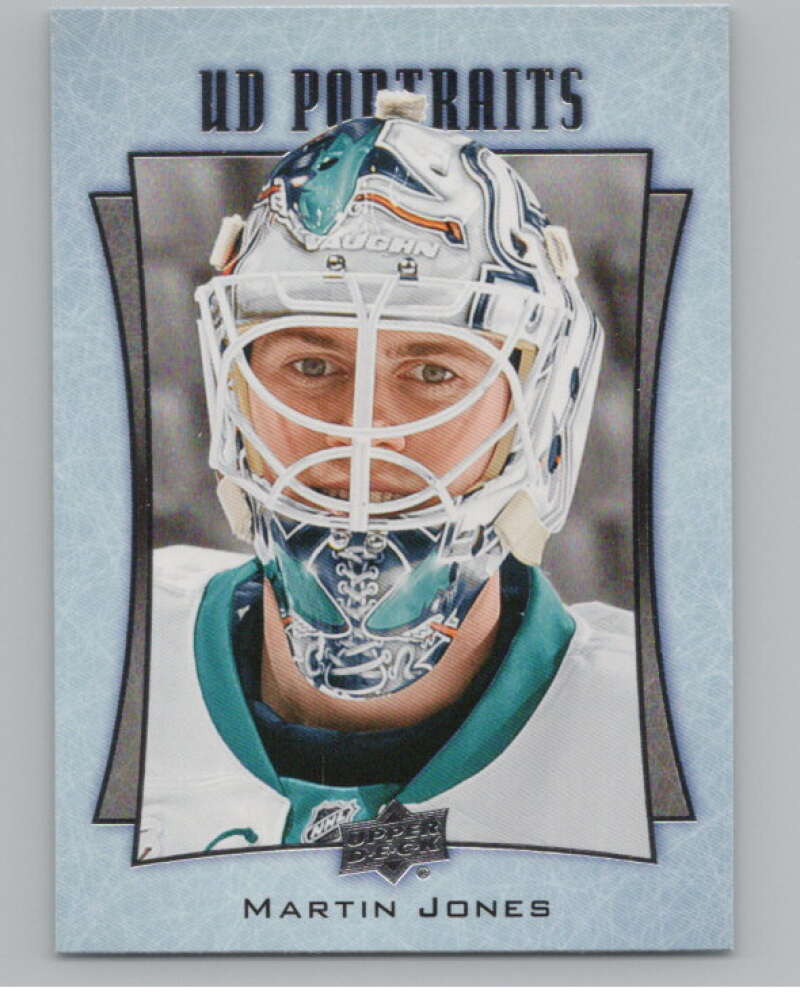 2016-17  UD Portraits #P-39 Martin Jones   San Jose Sharks  V104873 Image 1