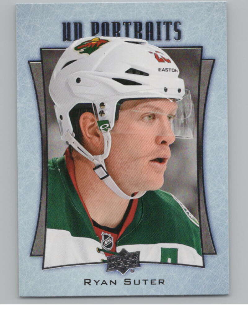2016-17  UD Portraits #P-43 Ryan Suter   Minnesota Wild  V104877 Image 1