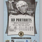 2016-17  UD Portraits #P-48 Brad Marchand   Boston Bruins  V104882 Image 2