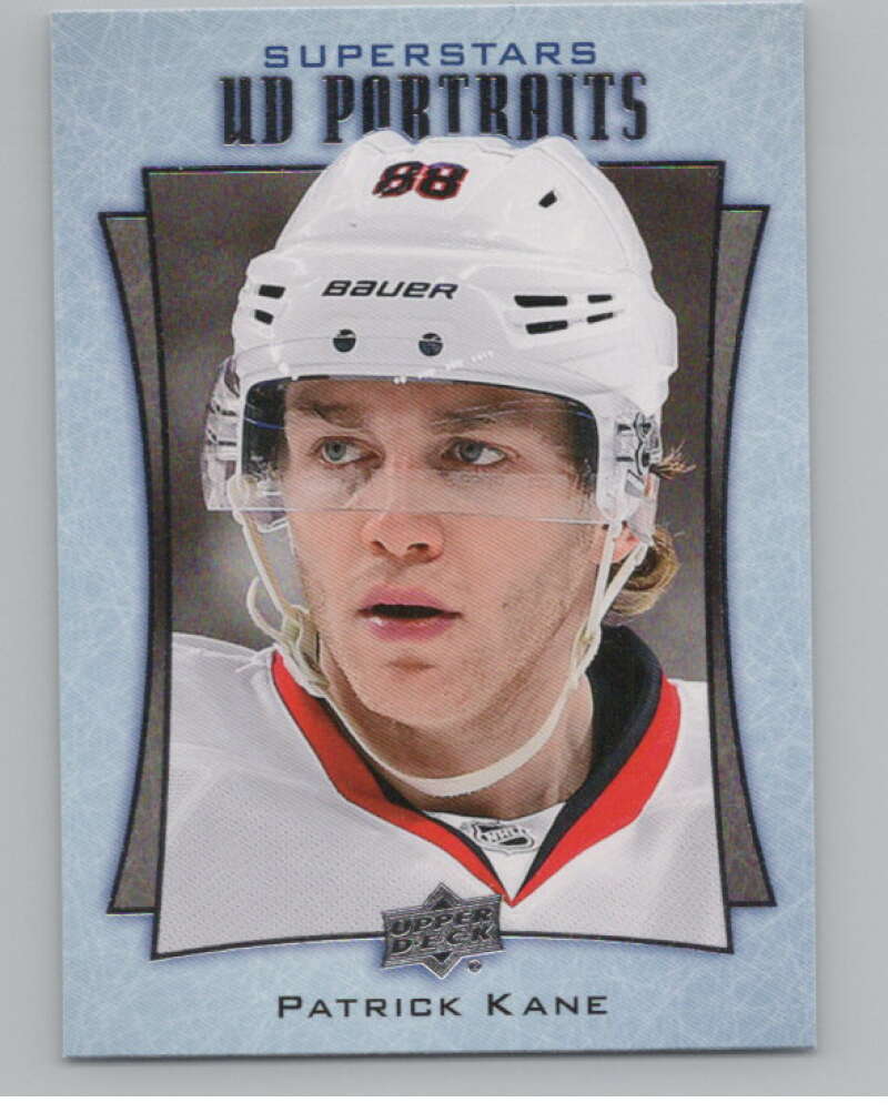 2016-17  UD Portraits #P-50 Patrick Kane Superstars  Chicago Blackhawks  V104883 Image 1