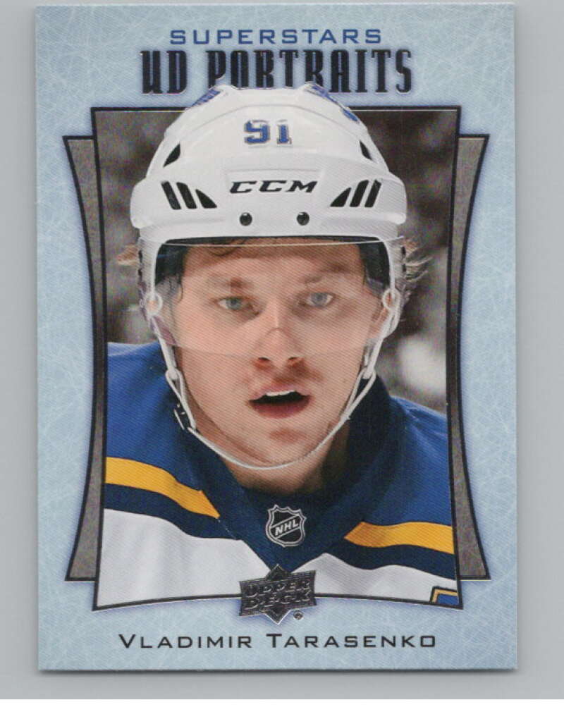 2016-17  UD Portraits #P-51 Vladimir Tarasenko Superstars St. Louis  V104884 Image 1