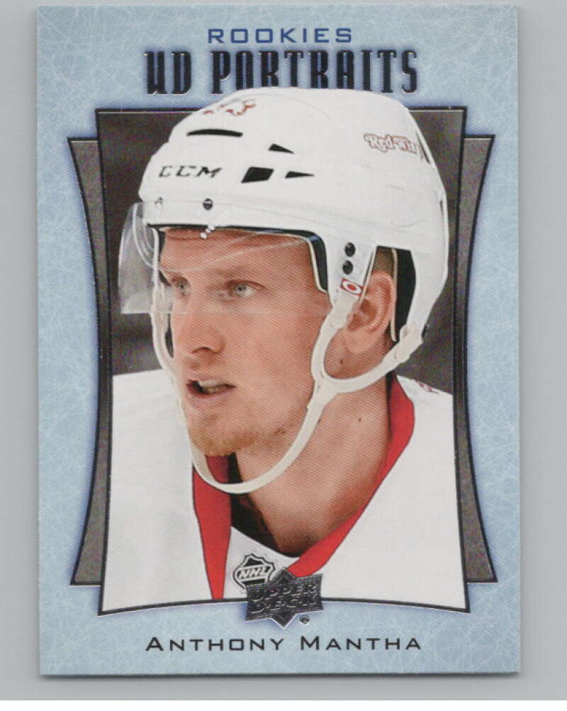 2016-17  UD Portraits #P-56 Anthony Mantha Rookies  Detroit Red Wings  V104887 Image 1