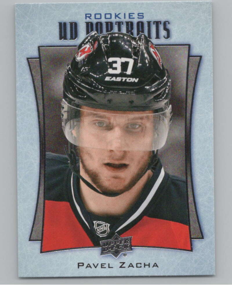 2016-17  UD Portraits #P-60 Pavel Zacha Rookies  New Jersey Devils  V104890 Image 1