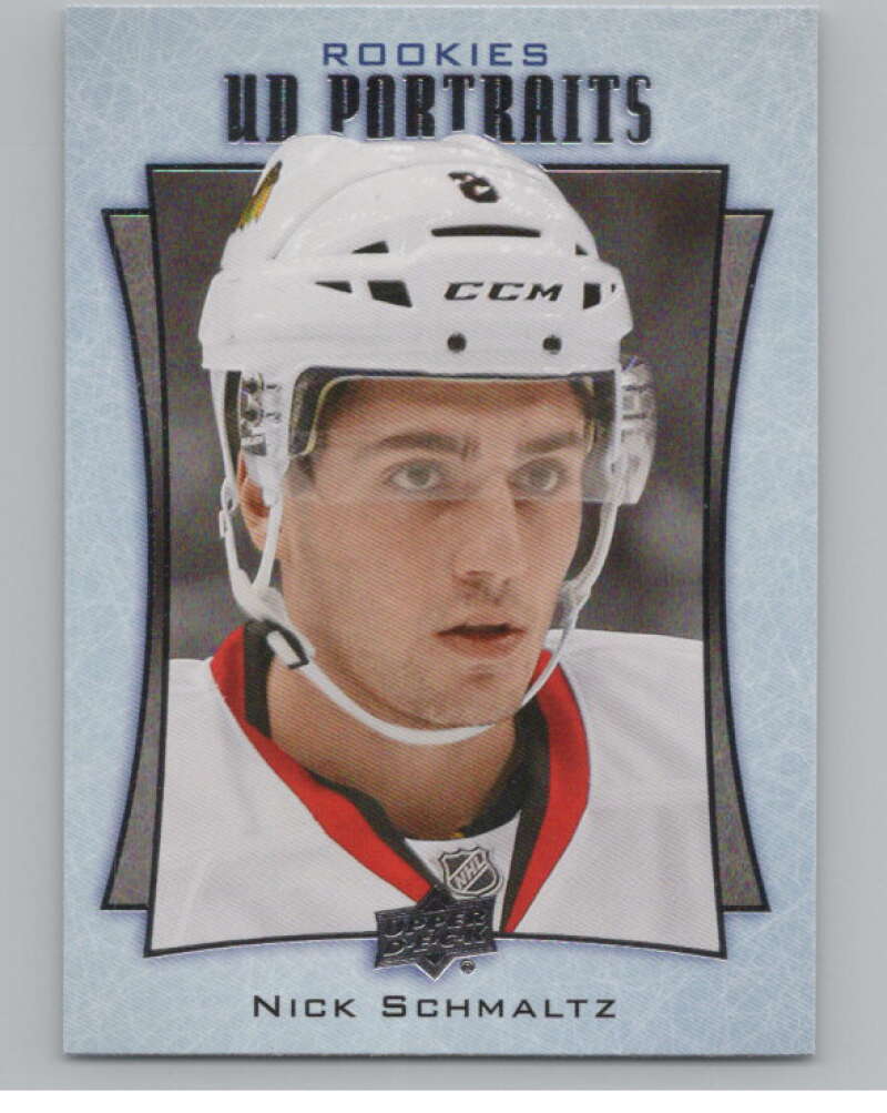 2016-17  UD Portraits #P-67 Nick Schmaltz  Chicago Blackhawks  V104897 Image 1