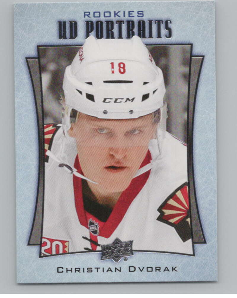 2016-17  UD Portraits #P-68 Christian Dvorak  Arizona Coyotes  V104898 Image 1